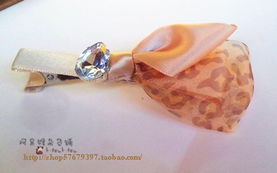 指尖復(fù)古風(fēng)尚 阿呆猴原創(chuàng)手工絹紗鉆豹紋發(fā)夾，點(diǎn)亮酒紅甜美元旦